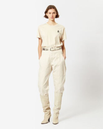 Aby Cotton T-Shirt with Logo
