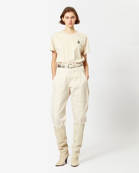 Aby Cotton T-Shirt with Logo Aby Cotton T-Shirt with Logo