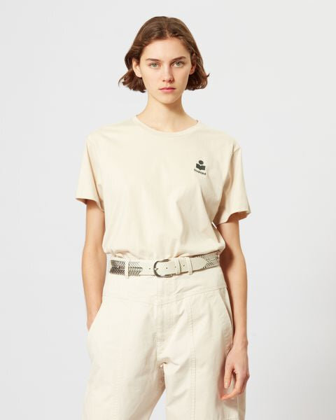 Aby Cotton T-Shirt with Logo Aby Cotton T-Shirt with Logo