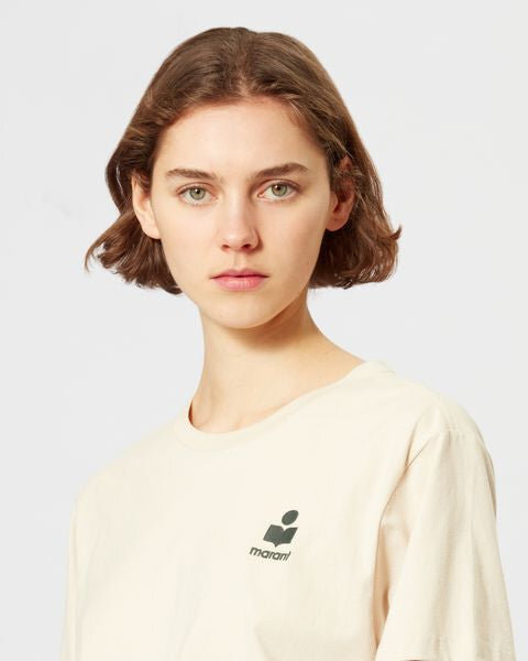 Aby Cotton T-Shirt with Logo Aby Cotton T-Shirt with Logo
