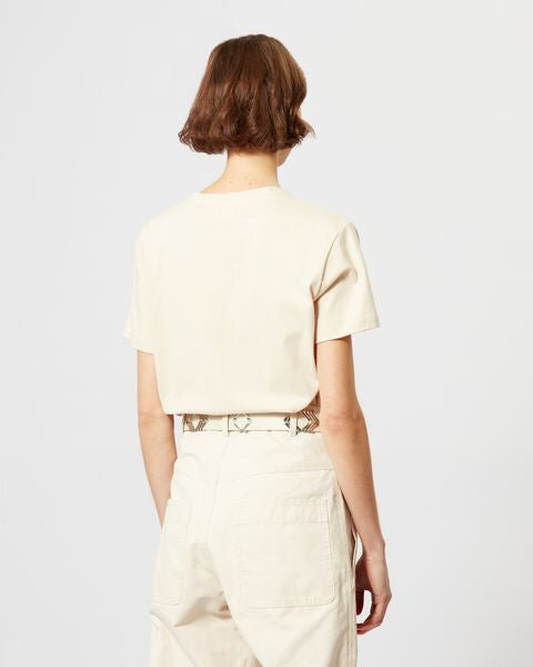 Aby Cotton T-Shirt with Logo Aby Cotton T-Shirt with Logo