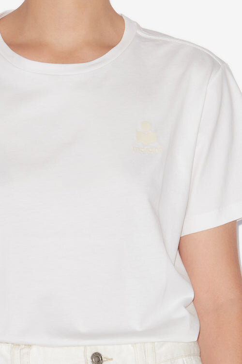 Aby Short-Sleeve Cotton T-Shirt with Logo Aby Short-Sleeve Cotton T-Shirt with Logo