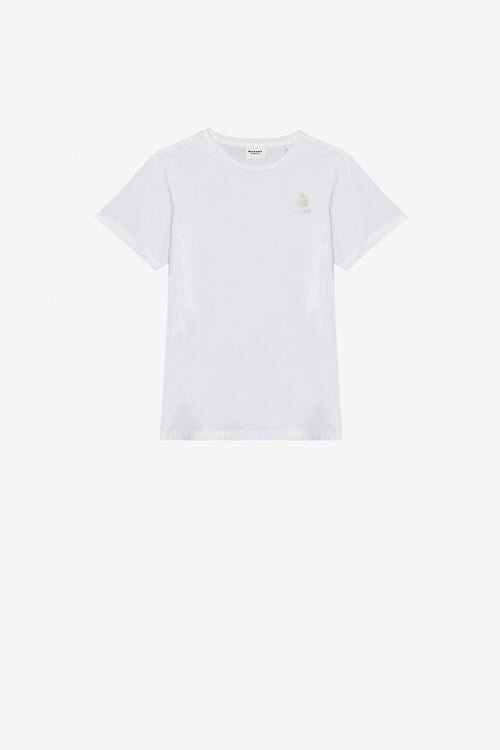 Aby Short-Sleeve Cotton T-Shirt with Logo Aby Short-Sleeve Cotton T-Shirt with Logo