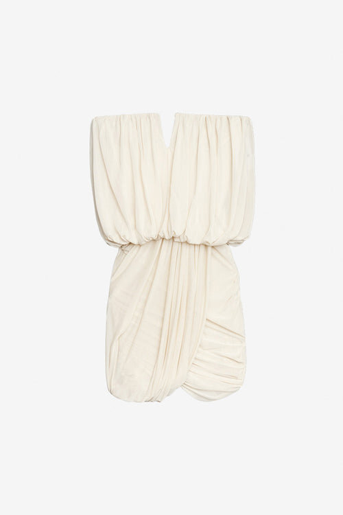 Adelita Draped Jersey Bustier Dress Adelita Draped Jersey Bustier Dress