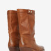 Ademe Biker Style Leather Boots Ademe Biker Style Leather Boots