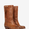 Ademe Biker Style Leather Boots Ademe Biker Style Leather Boots