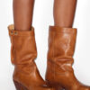 Ademe Biker Style Leather Boots Ademe Biker Style Leather Boots