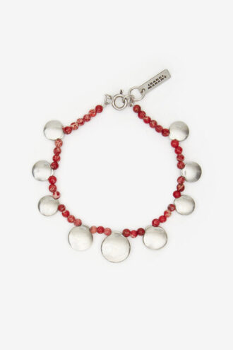 Adriel Natural Stone and Brass Bracelet