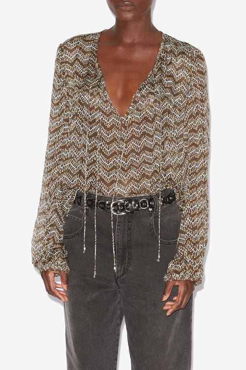 Advika Printed Muslin Top Advika Printed Muslin Top