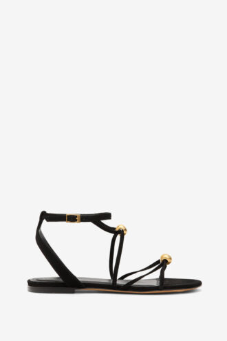 Aeza Flat Suede Leather Sandals