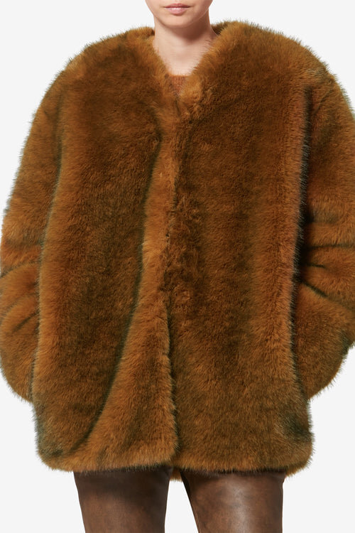 Aglae Short Faux Fur Coat Aglae Short Faux Fur Coat