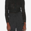 Ajaline Short Openwork Knit Cardigan Ajaline Short Openwork Knit Cardigan