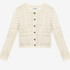 Ajaline Short Openwork Knit Cardigan Ajaline Short Openwork Knit Cardigan