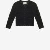Ajaline Short Openwork Knit Cardigan Ajaline Short Openwork Knit Cardigan