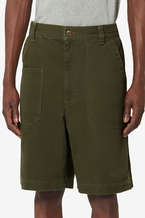 Akyle Japanese Cotton Carpenter Bermudas Akyle Japanese Cotton Carpenter Bermudas