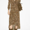 Albini Gathered Silk Blend Midi Dress Albini Gathered Silk Blend Midi Dress