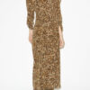 Albini Gathered Silk Blend Midi Dress Albini Gathered Silk Blend Midi Dress
