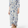 Albini Long Printed Stretch Silk Dress Albini Long Printed Stretch Silk Dress