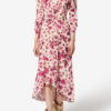 Albini Long Printed Stretch Silk Dress Albini Long Printed Stretch Silk Dress