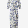 Albini Long Printed Stretch Silk Dress Albini Long Printed Stretch Silk Dress