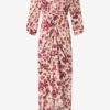 Albini Long Printed Stretch Silk Dress Albini Long Printed Stretch Silk Dress