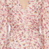 Albini Printed Silk Blend Midi Dress Albini Printed Silk Blend Midi Dress