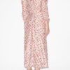 Albini Printed Silk Blend Midi Dress Albini Printed Silk Blend Midi Dress