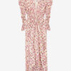 Albini Printed Silk Blend Midi Dress Albini Printed Silk Blend Midi Dress