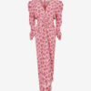 Albini Printed Silk Blend Midi Dress Albini Printed Silk Blend Midi Dress
