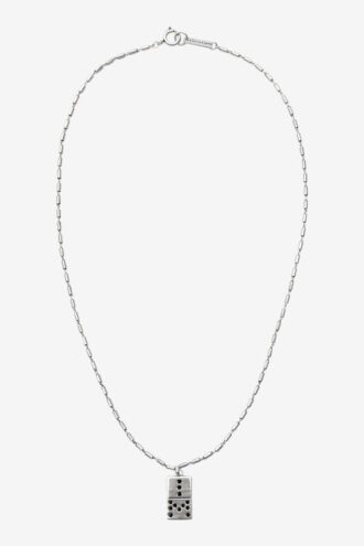 Alby Domino Pendant Chain Necklace