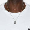 Alby Domino Pendant Chain Necklace Alby Domino Pendant Chain Necklace