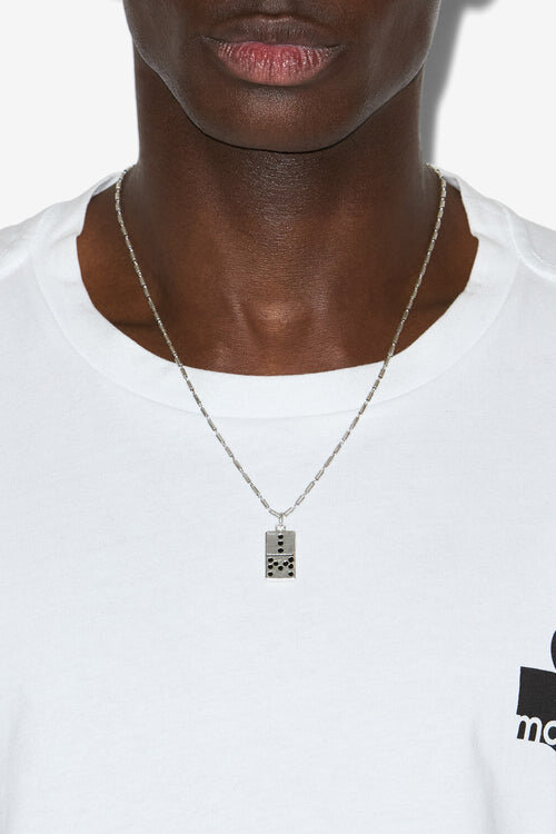 Alby Domino Pendant Chain Necklace Alby Domino Pendant Chain Necklace