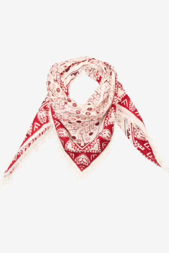 Alecia Printed Cashmere and Wool Scarf