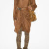 Aleora Faux Suede Wrap-Over Dress Aleora Faux Suede Wrap-Over Dress