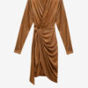 Aleora Faux Suede Wrap-Over Dress Aleora Faux Suede Wrap-Over Dress