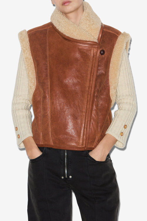 Alime Shearling Vest Alime Shearling Vest