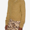Aliocha Stand-Up Collar Sweater in Plain-Colored Alpaca Knit Aliocha Stand-Up Collar Sweater in Plain-Colored Alpaca Knit