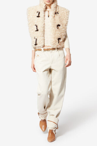 Alisa Bouclé Faux Fur Vest Alisa Bouclé Faux Fur Vest