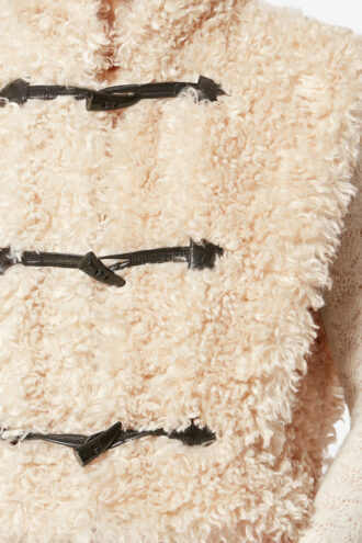 Alisa Bouclé Faux Fur Vest Alisa Bouclé Faux Fur Vest