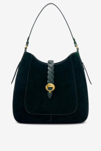 Altay Hobo Suede Calfskin Leather Bag