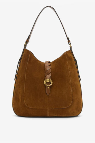 Altay Hobo Suede Calfskin Leather Bag