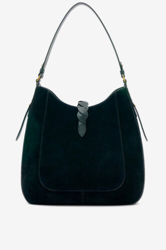 Altay Hobo Suede Calfskin Leather Bag