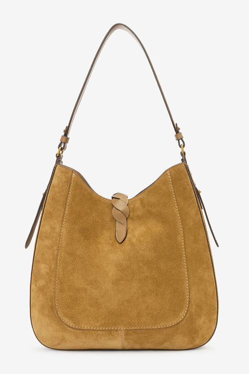 Altay Hobo Suede Calfskin Leather Handbag Altay Hobo Suede Calfskin Leather Handbag