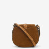 Altay Small Shoulder Bag in Suede Leather