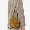 Altay Small Suede Calfskin Leather Handbag Altay Small Suede Calfskin Leather Handbag