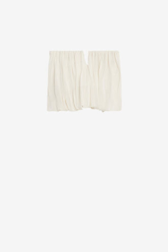 Amalia Draped Jersey Bustier Top