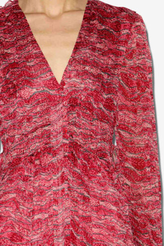Amara Long Gathered Muslin Dress