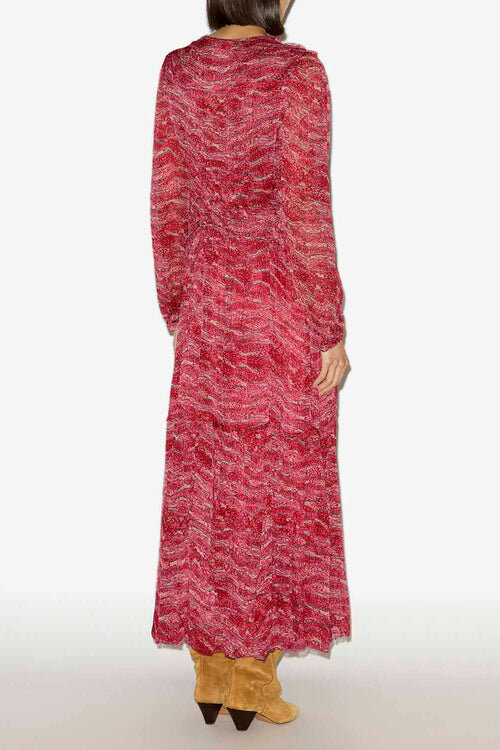 Amara Long Gathered Muslin Dress Amara Long Gathered Muslin Dress