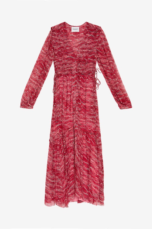 Amara Long Gathered Muslin Dress Amara Long Gathered Muslin Dress
