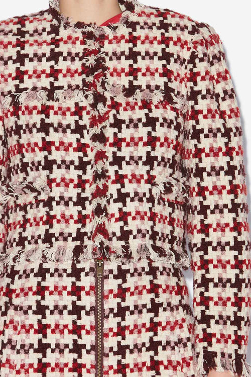 Amelio Short Tweed Jacket Amelio Short Tweed Jacket
